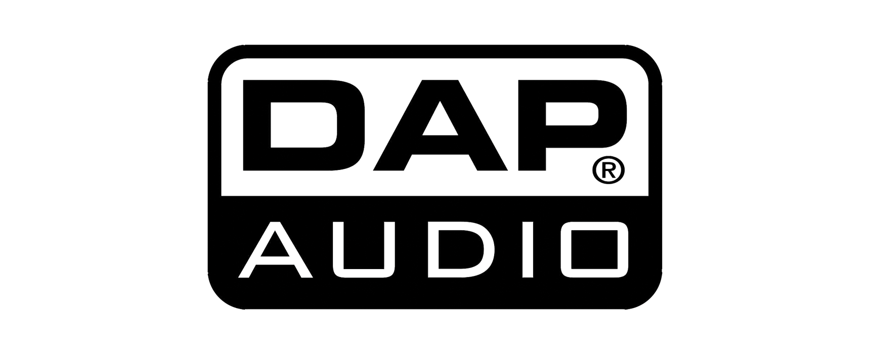 DAD AUDIO logo: black rounded-rectangle badge with 'DAD' on top and 'AUDIO' below.